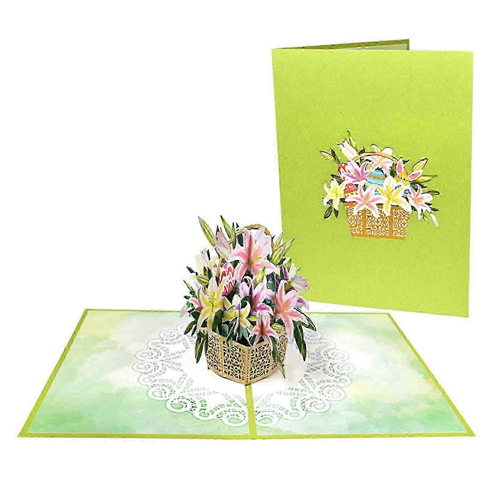 Foldable 3D Easter Greeting Card Set