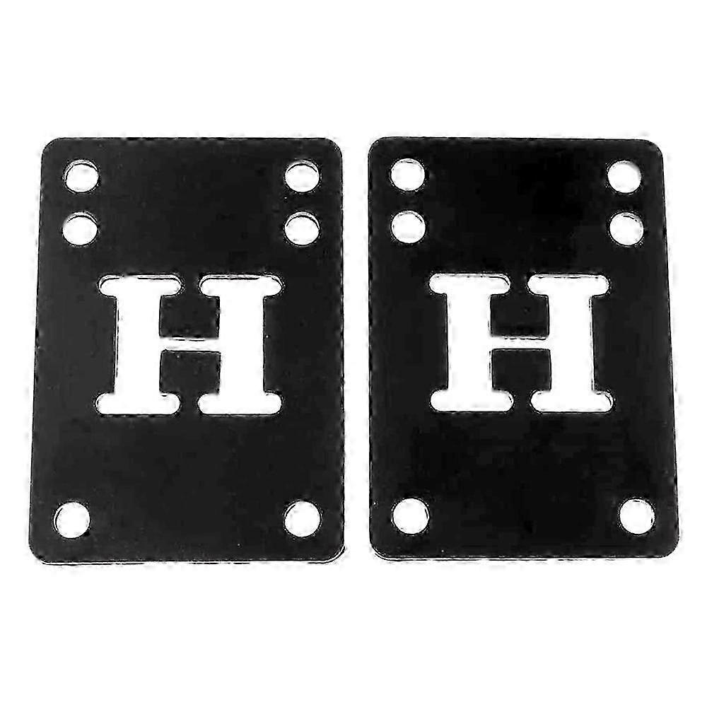 3mm Black Rubber Skate Riser Pads Pair