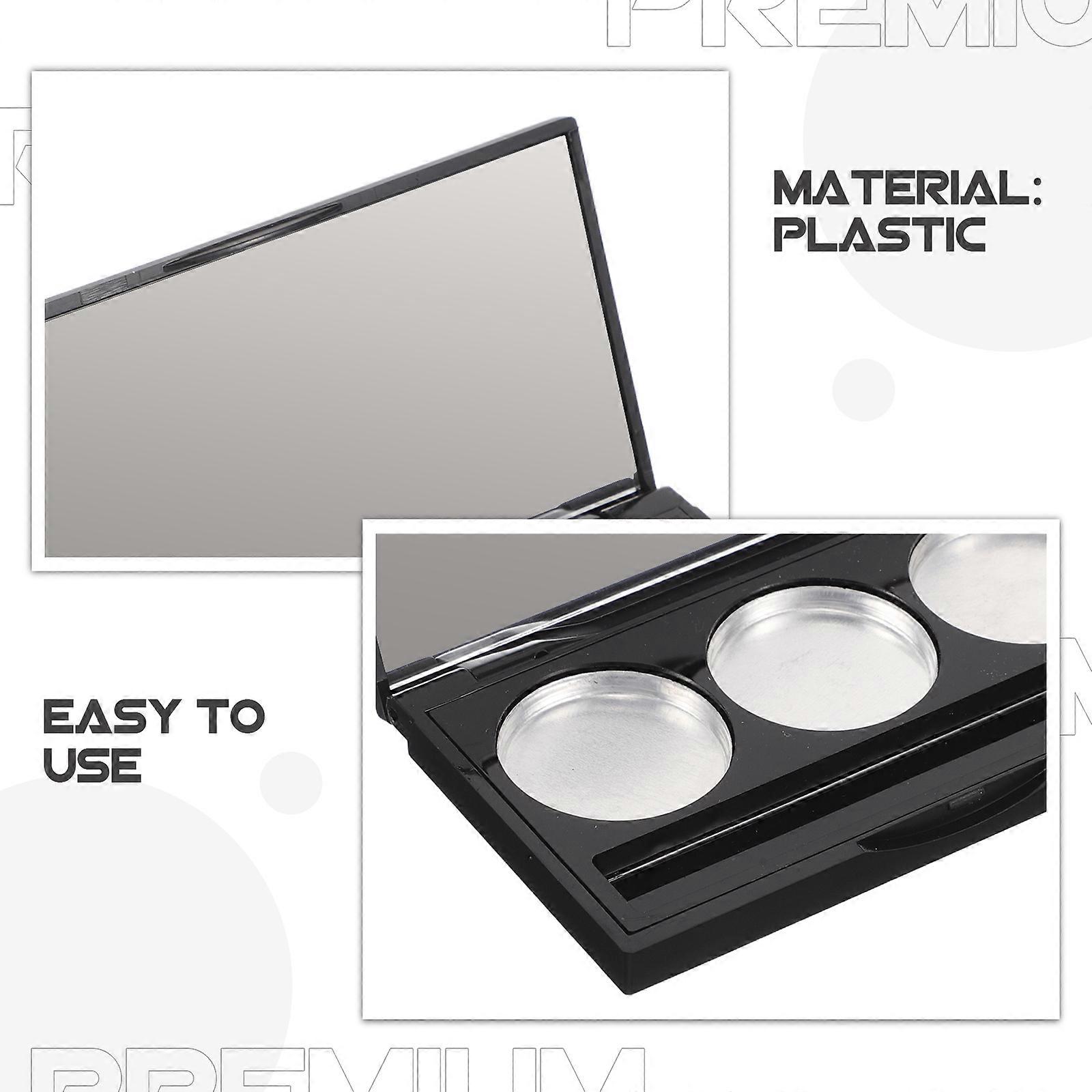 Plastic Refillable Makeup Palette 5Pcs Portable Eyeshadow Blush Case