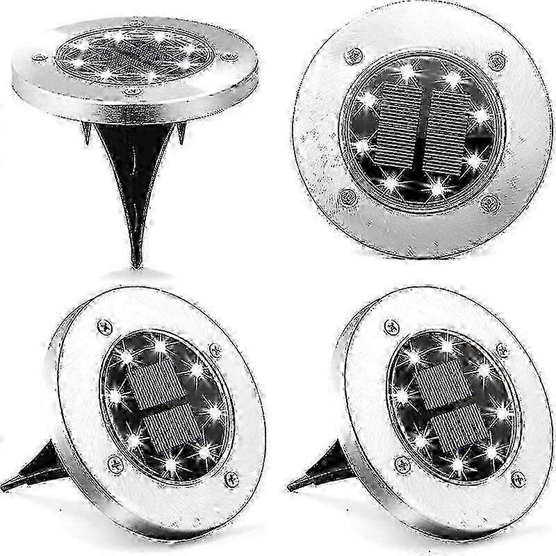 Solar Powered Ground Lights 4 Pack