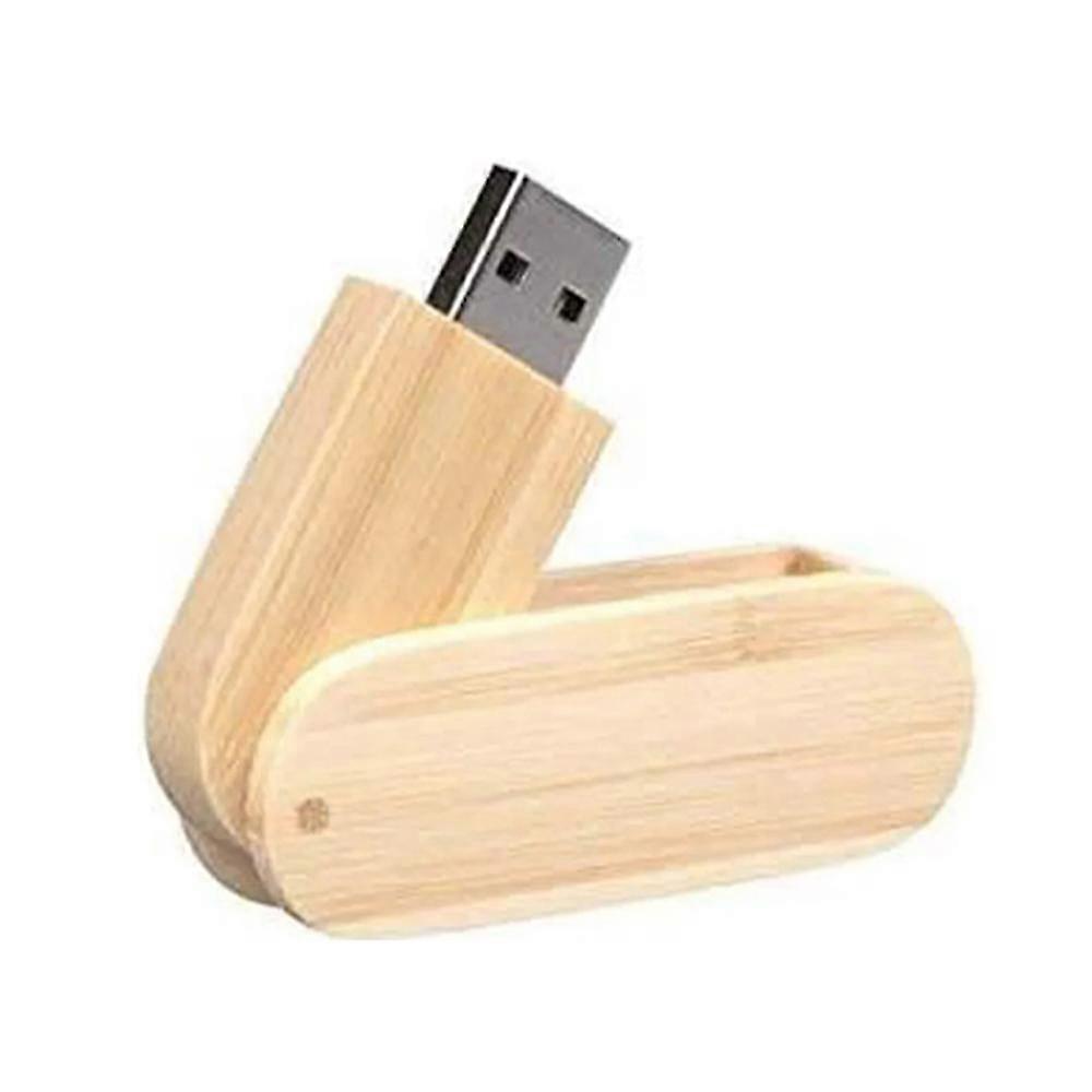 Rotating Wood USB 2.0 Memory Stick