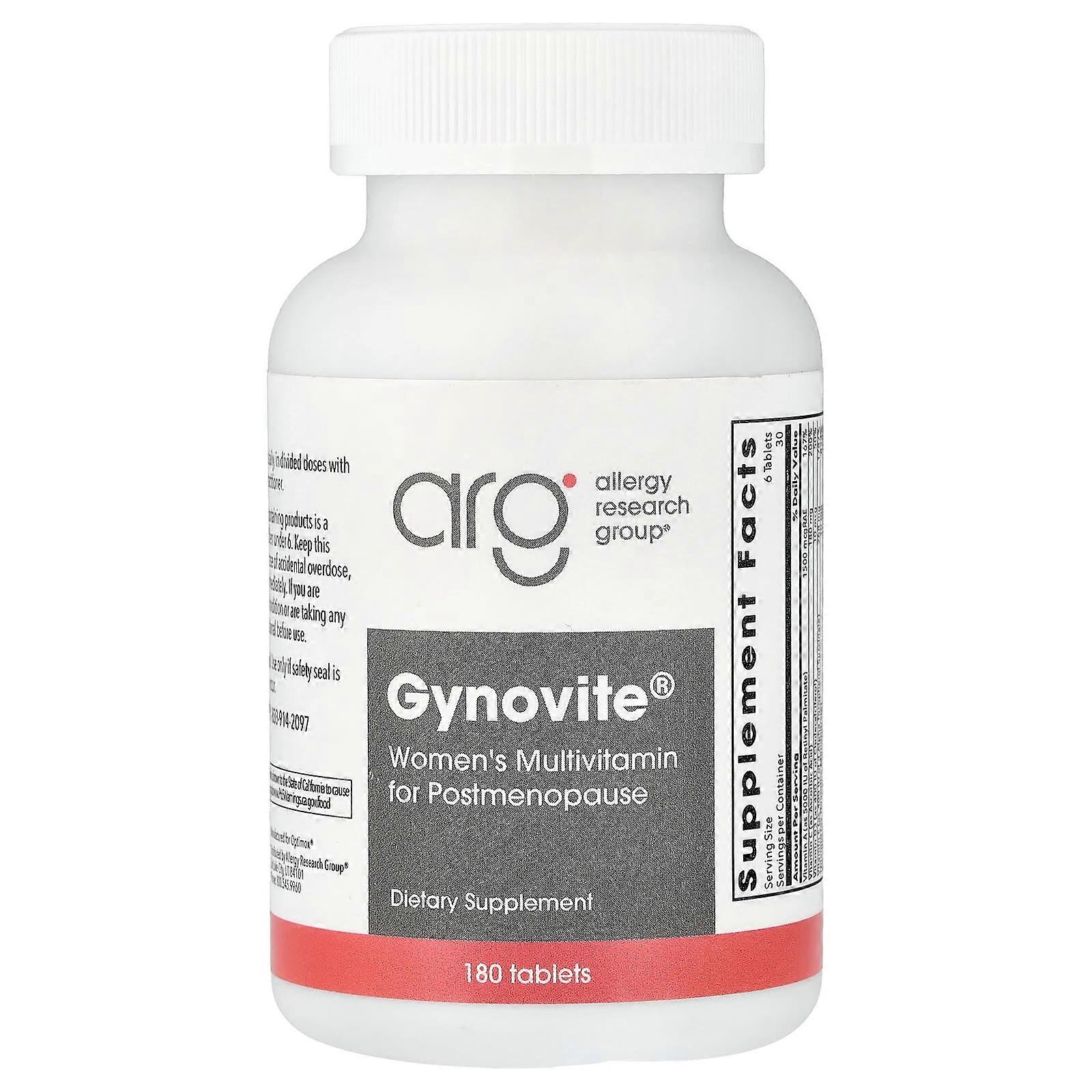 Optimox, Gynovite Plus, 180 Tablets