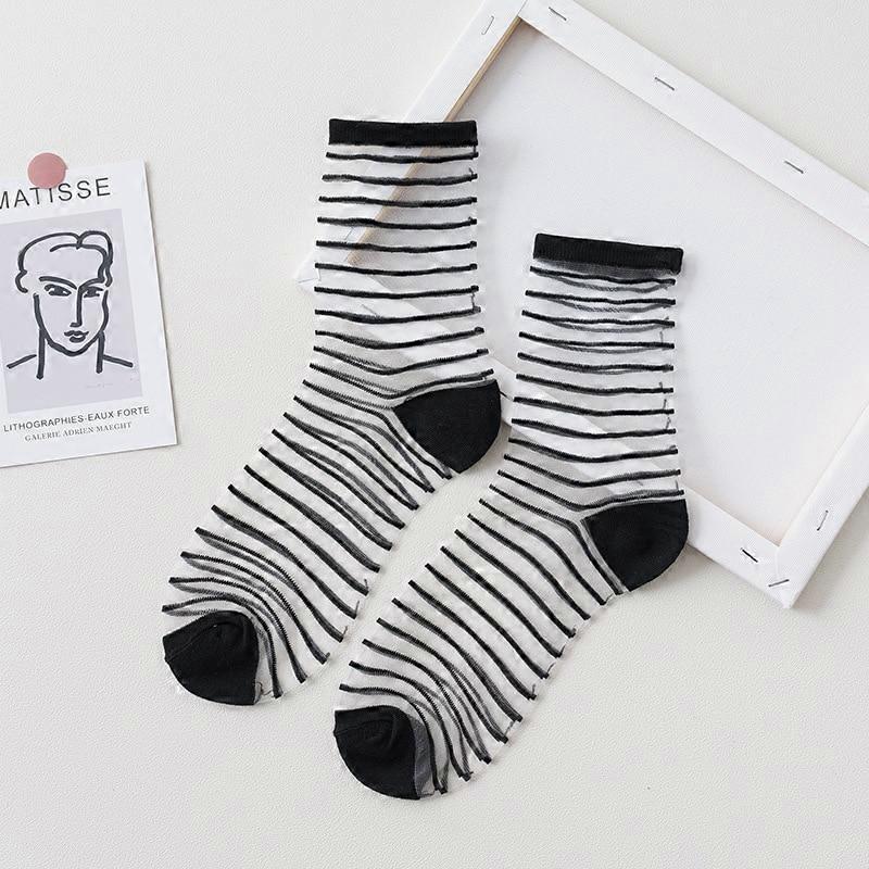 Lace Mesh Fishnet Women's Summer Socks