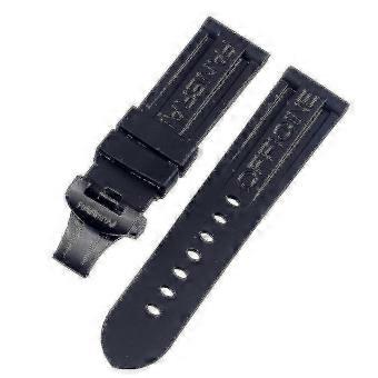 Cinturino in silicone di ricambio per Panerai con fibbia in acciaio e strumenti di ricambio
