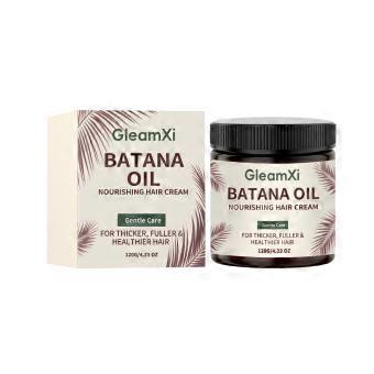 2pcs Batana Hair Cream, Daily Hair Care for All Hair Types, Lightweight, Soft, Smooth
