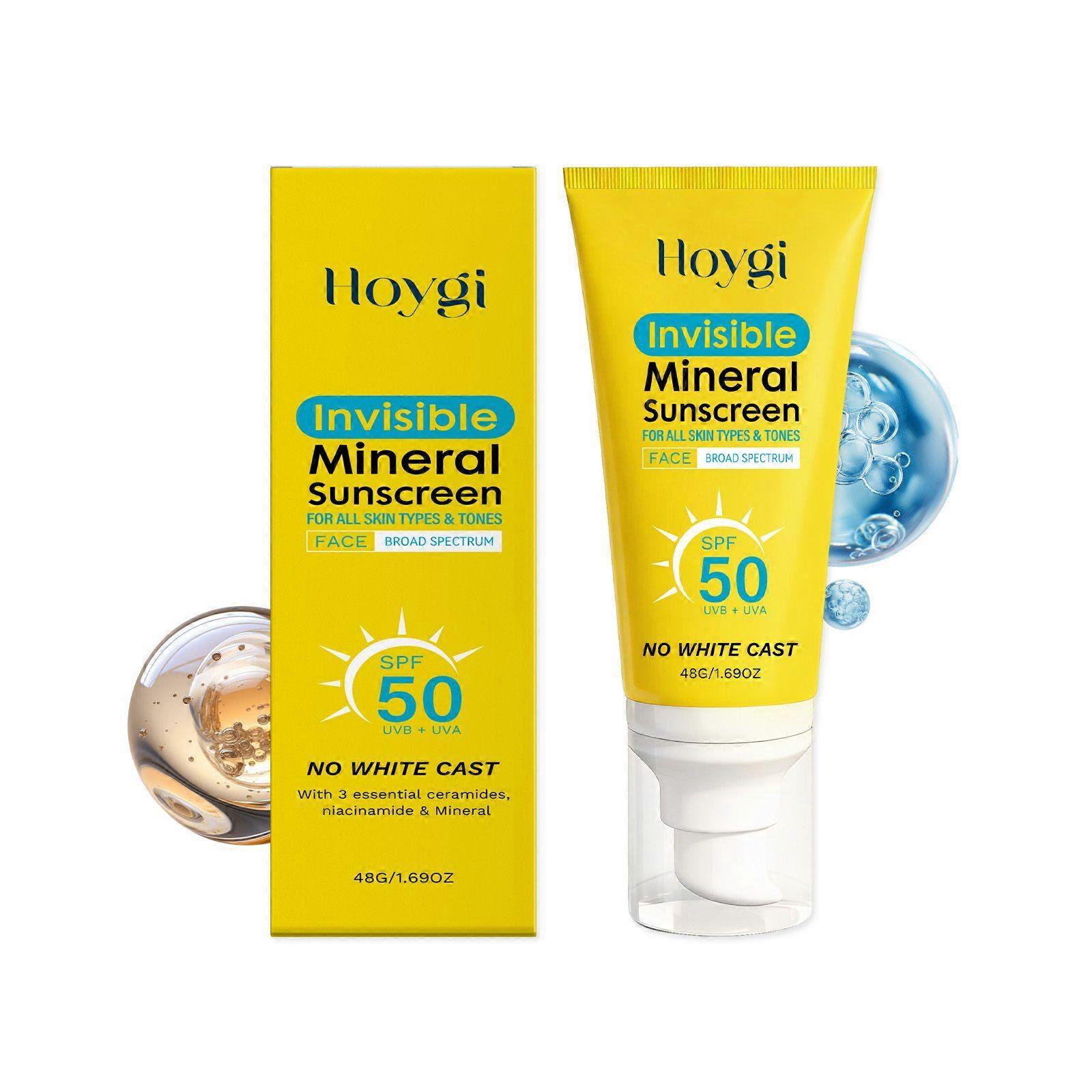 Hoygi Face Sunscreen SPF, Lightweight Broad Spectrum