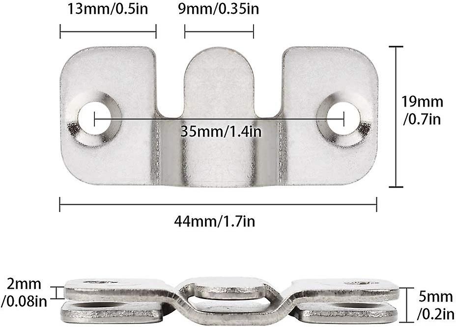 20 picture frame hooks, built-in brackets for furniture connectors