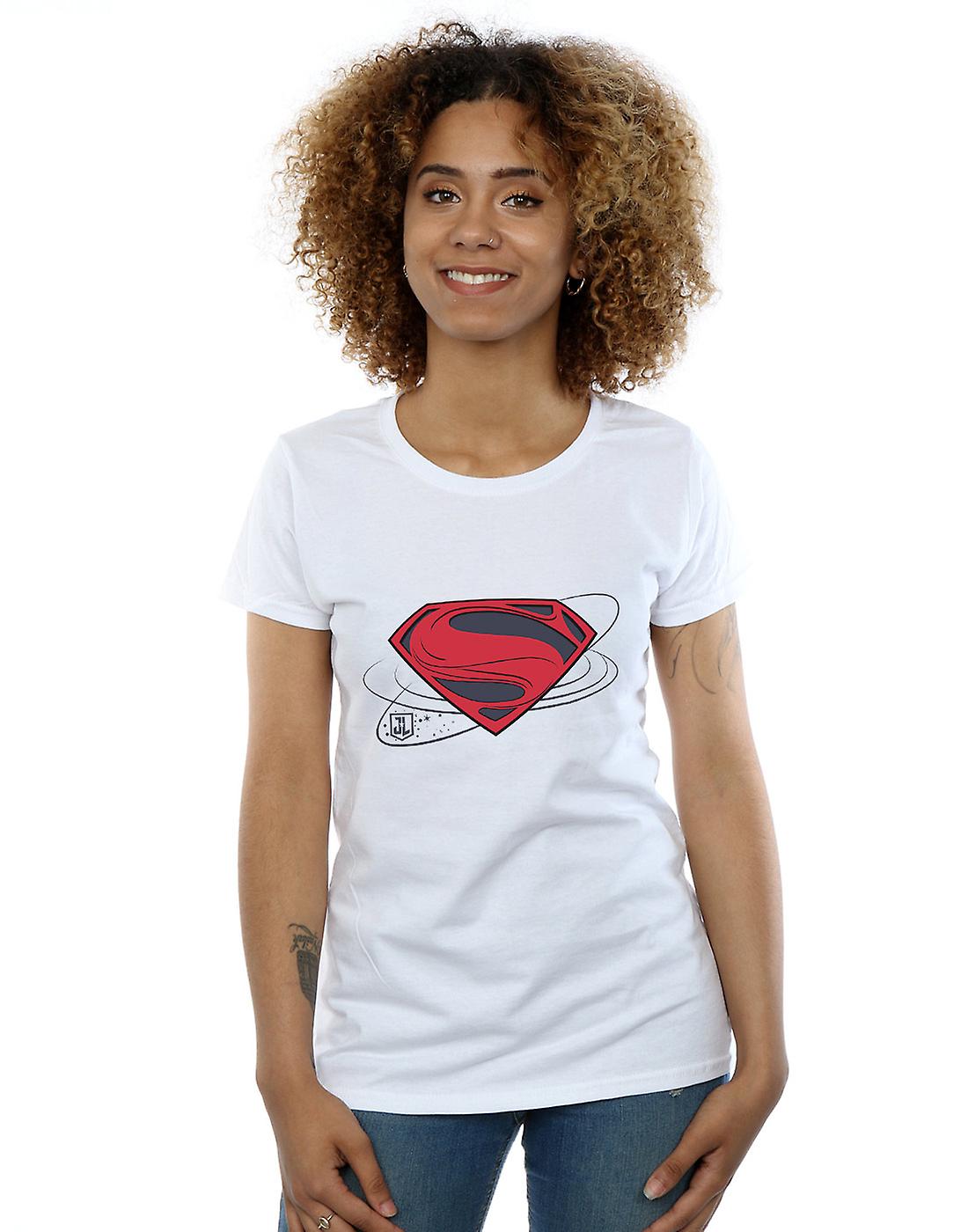 DC Comics Frauen Gerechtigkeit-Liga-Film Superman Logo T-Shirt
