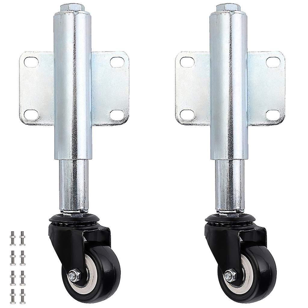 2 Rolling Gate Wheel 6cm, Extension Gate Suspension Caster, Gate Support Caster For Wooden Garden Ga