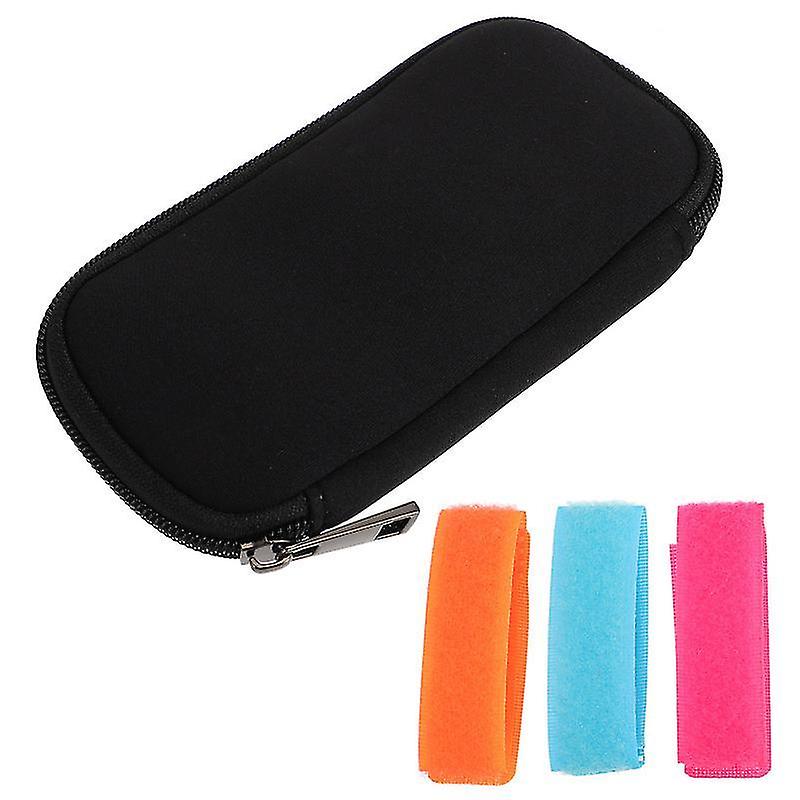 16X9x2cm Black Usb Drive Duplicators 1pc Portable Usb Flash Drive Case Usb Storage Bag Travel Home S