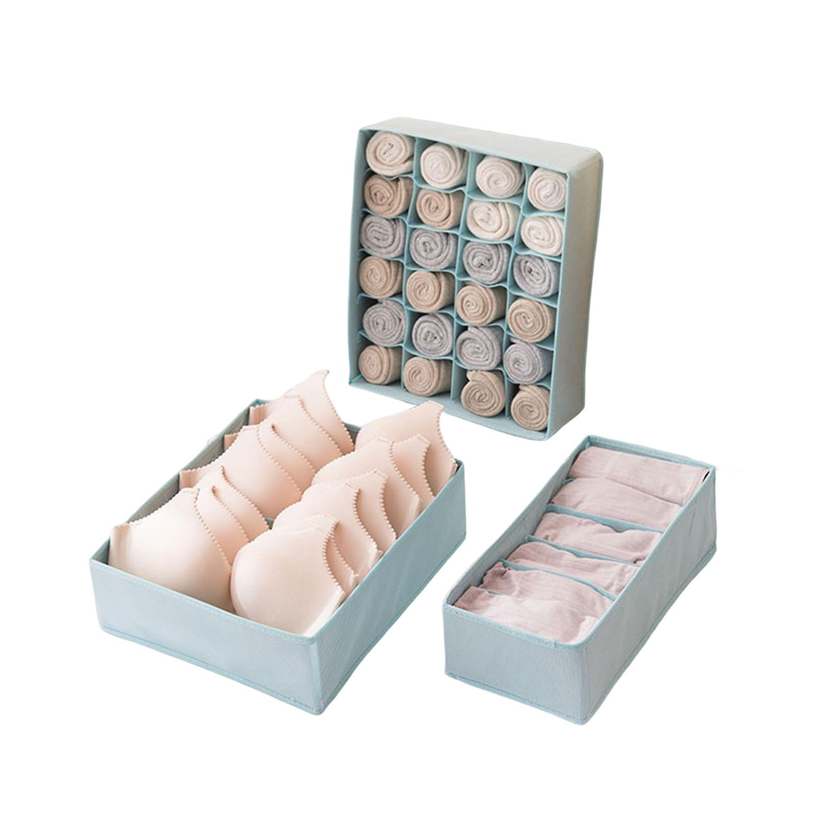 3pcs Underwear Organizer Multilayer Space-saving Storage Organizer