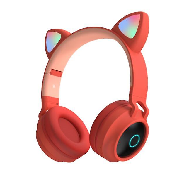 Cute Cat Ears Wireless Headset Cartoon Gaming Headset