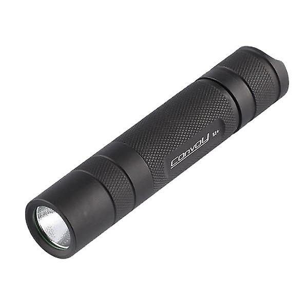 Black 7135x8 Edc Led Flashlight, 3/5 Modes, Compatible With 18650 Battery
