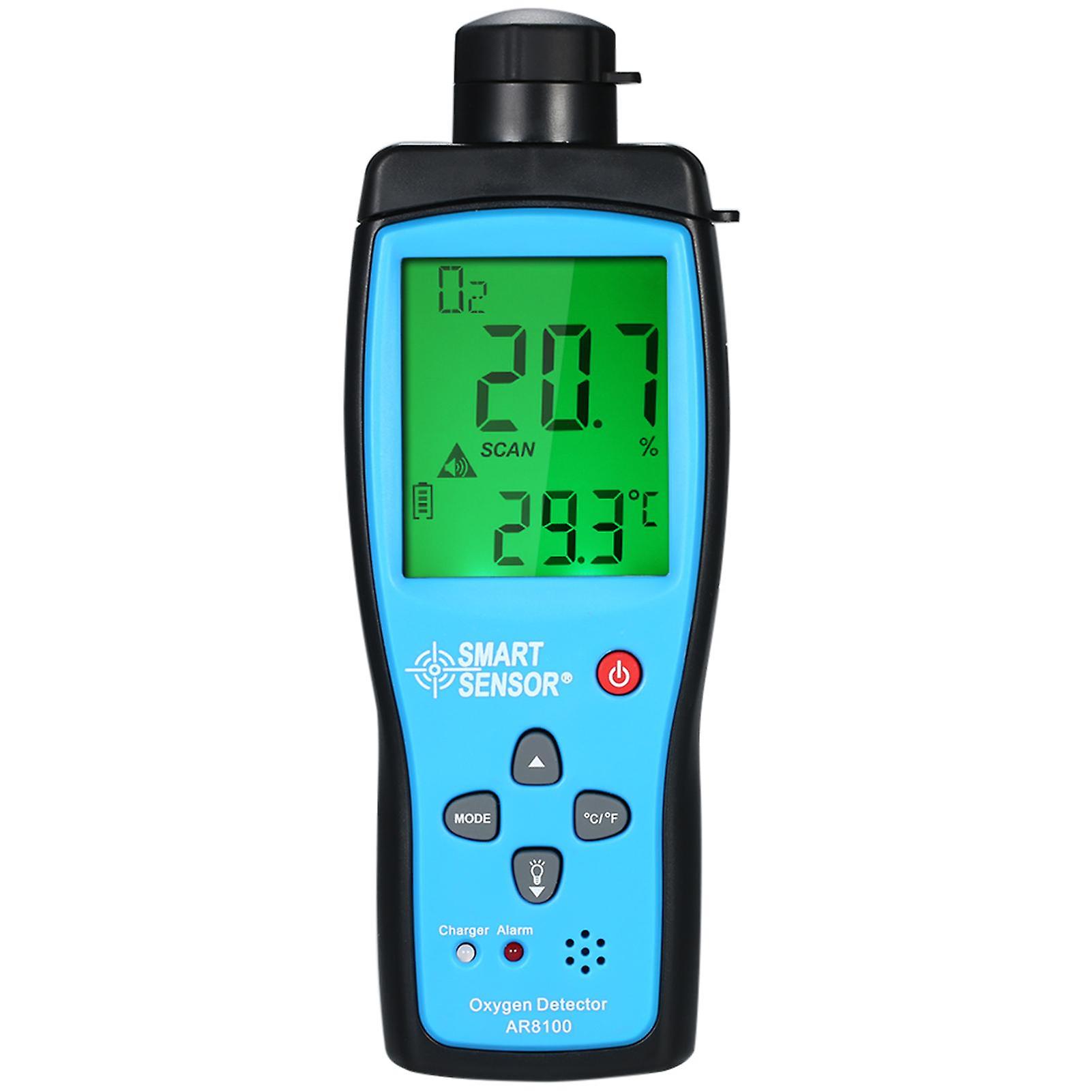 SMART SENSOR Oxygen Meter Digital Portable Automotive O2 Gas Tester Monitor Detector Handheld