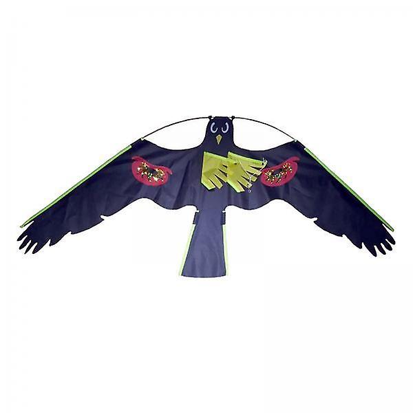 2xLebensechter großer fliegender Falke Drachen Vogelabwehr Taube Köder Unkraut Schädlingsbekämpfung goldene Flamme