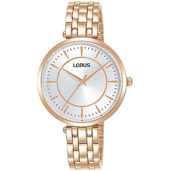 Lorus Frau Damen Analog Quarzuhr mit Edelstahlarmband RG246UX9
