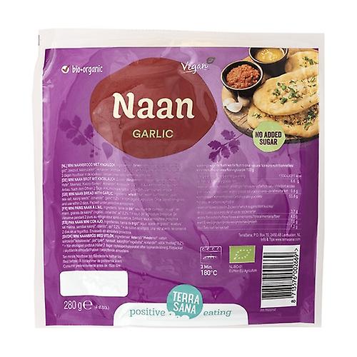Indian naan bread with garlic 280 g