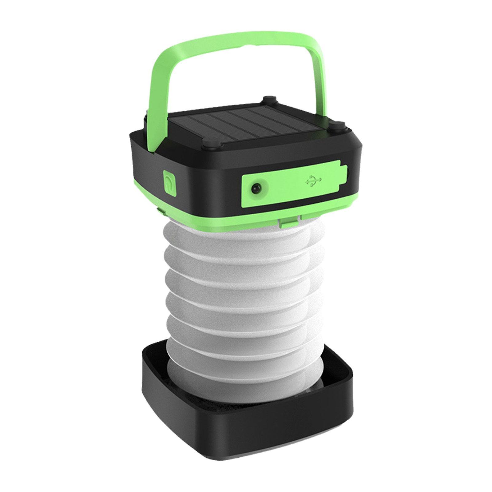 Portable Led Solar Camping Light 3 Modes Flashlight Multipurpose Lamp Lantern Tent Rechargeable Waterproof Telescopic Lighting Gear