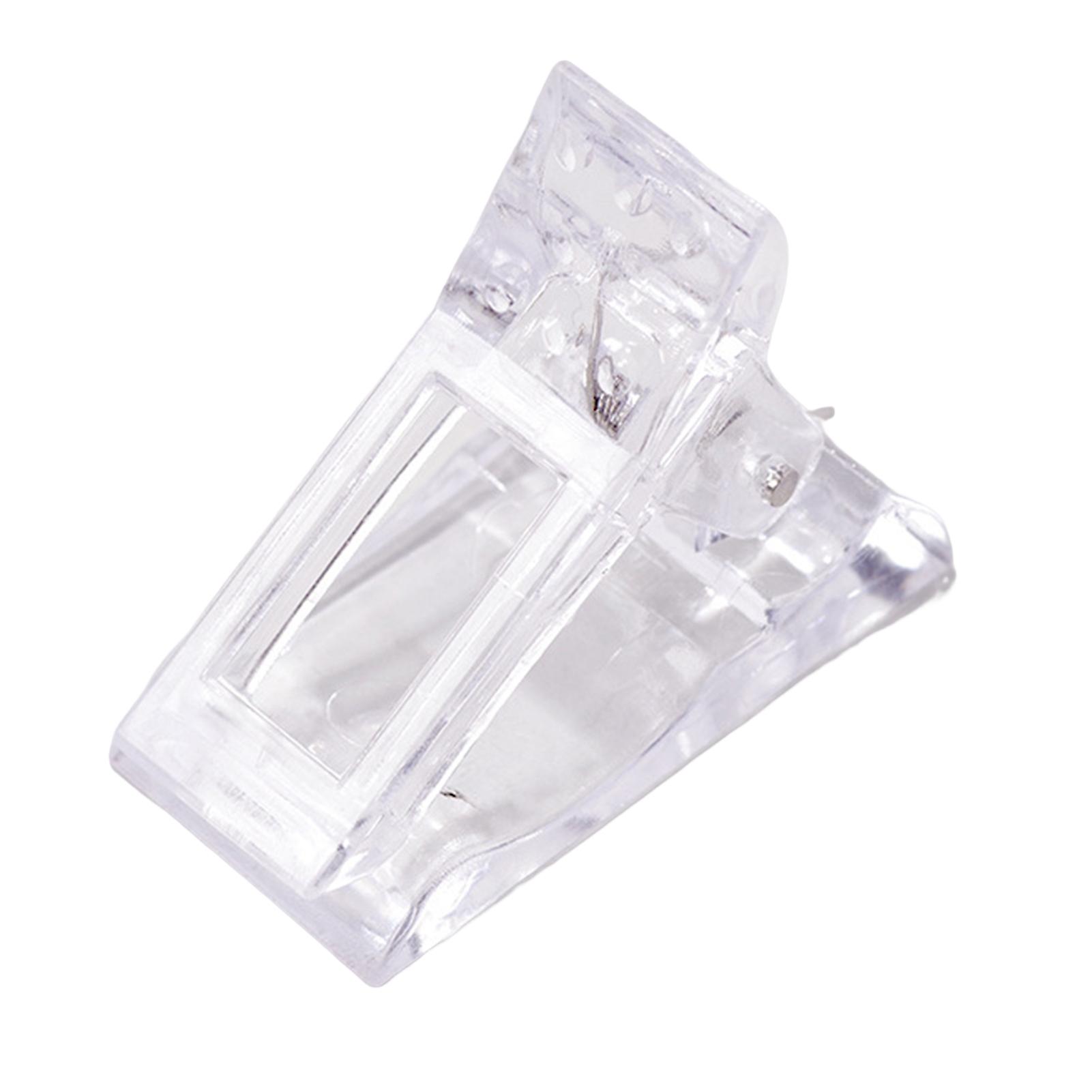 5pcsネイルチップクリップネイルエクステンションUVLEDビルダークランプマニキュアネイルアートツールをすばやく構築するためのポリゲルネイルフォーム