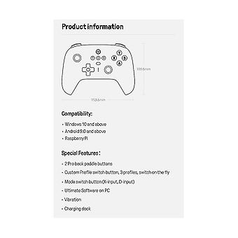 2.4g Gaming Wireless Game Console Gamepad With Charging Dock For Pc Win10/11 A