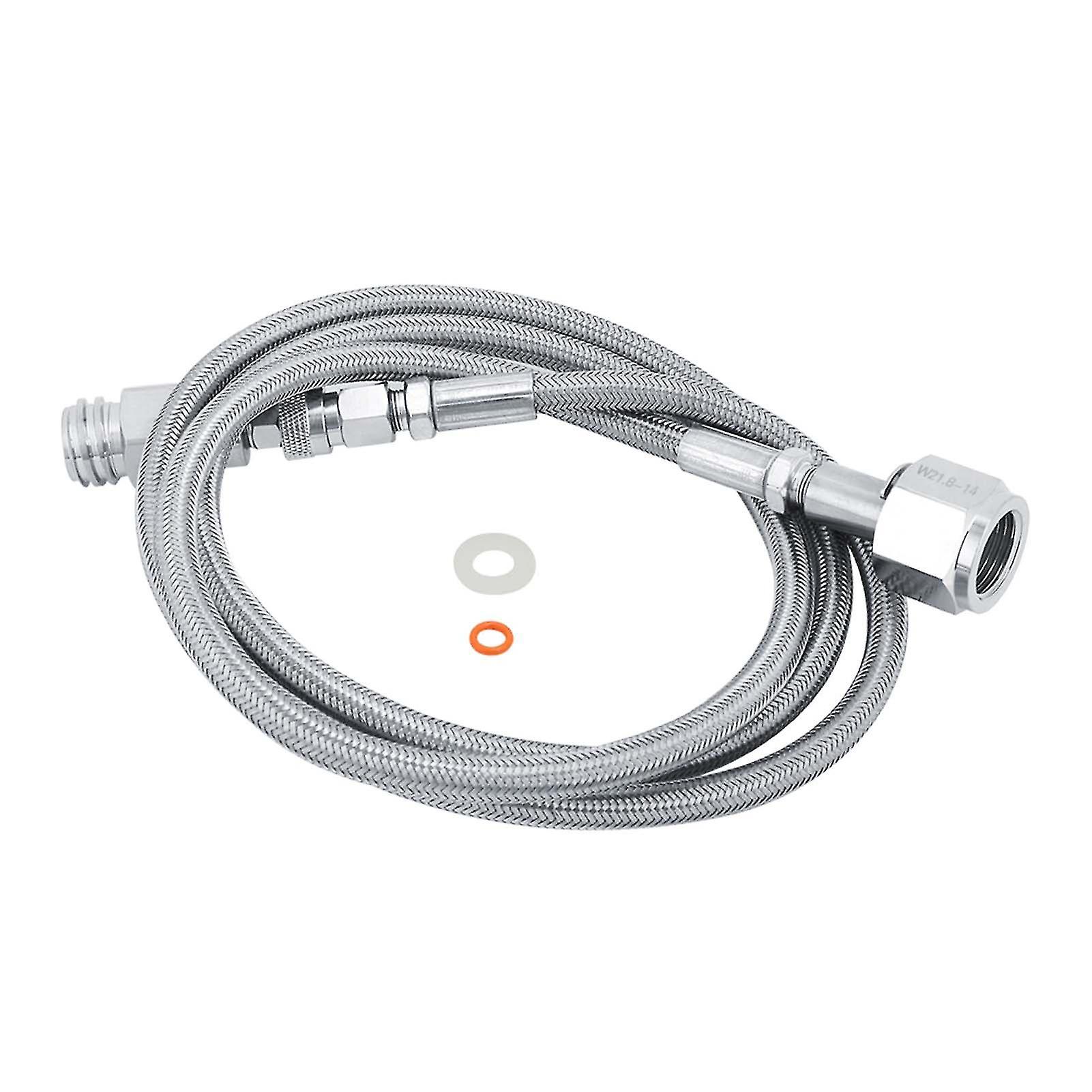 1.5m (60in) External Sparkling Water Hose Adapter with Connector and Soda Accessories (TR21-4 W21.8-14)