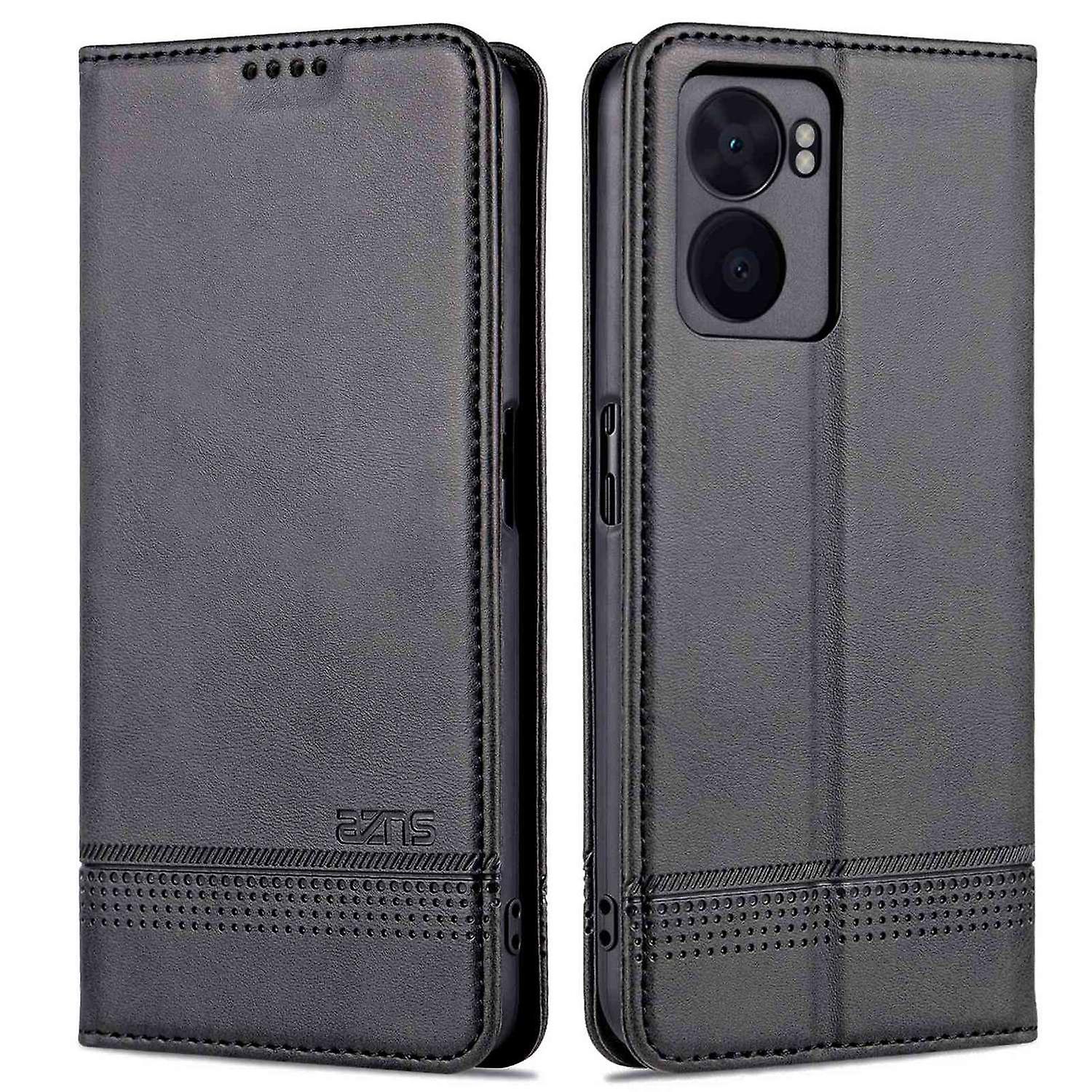 For Oppo A57 (2022) 5G/A77 5G/OnePlus Nord N300 5G Wallet Flip Cover Hidden Absorption Stand Folio P