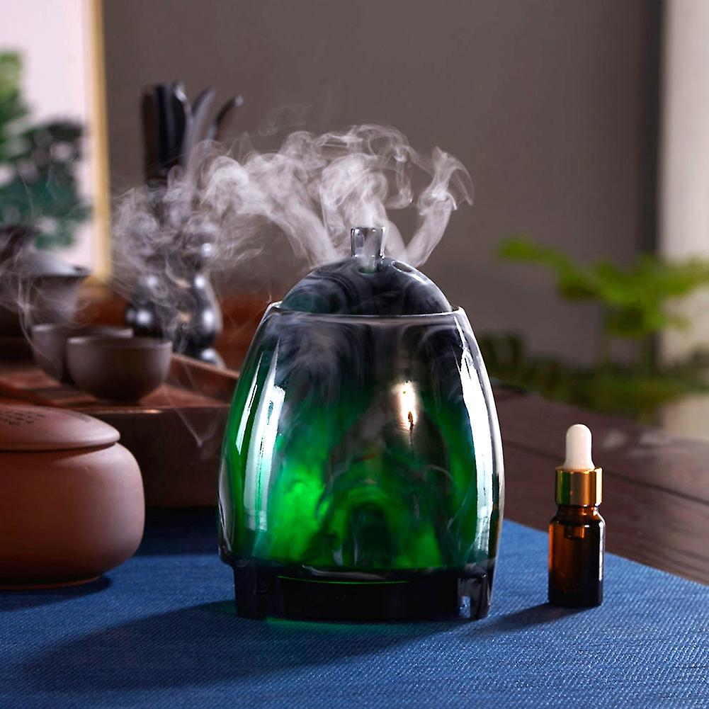 Innovative Incense Burner Shape Essential Oil Aroma Diffuser with Night Light 110-240VUS Plug