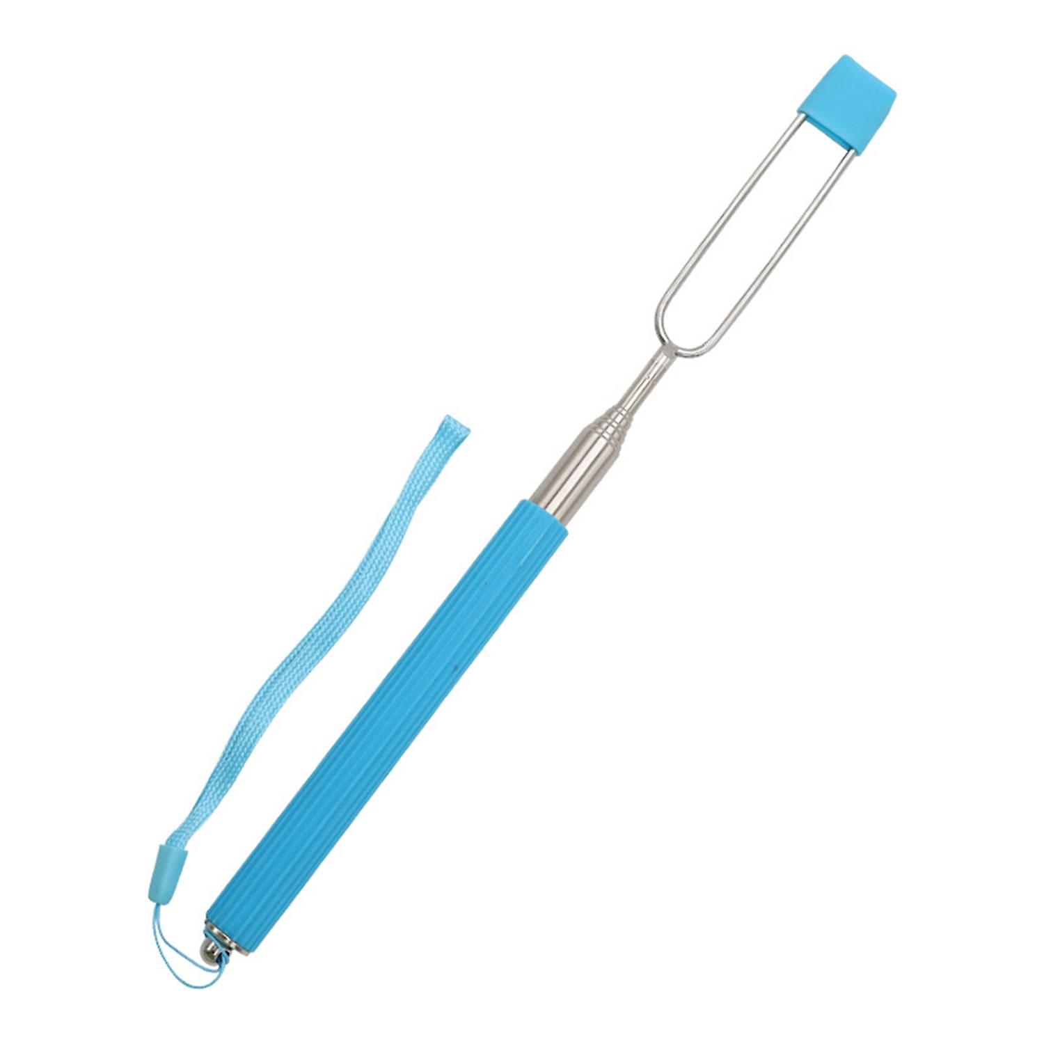 Barbecue Fork Telescopic Anti-scald Handle Reusable BBQ Tool U-shaped Grilling Fork Roasting Tool Ca