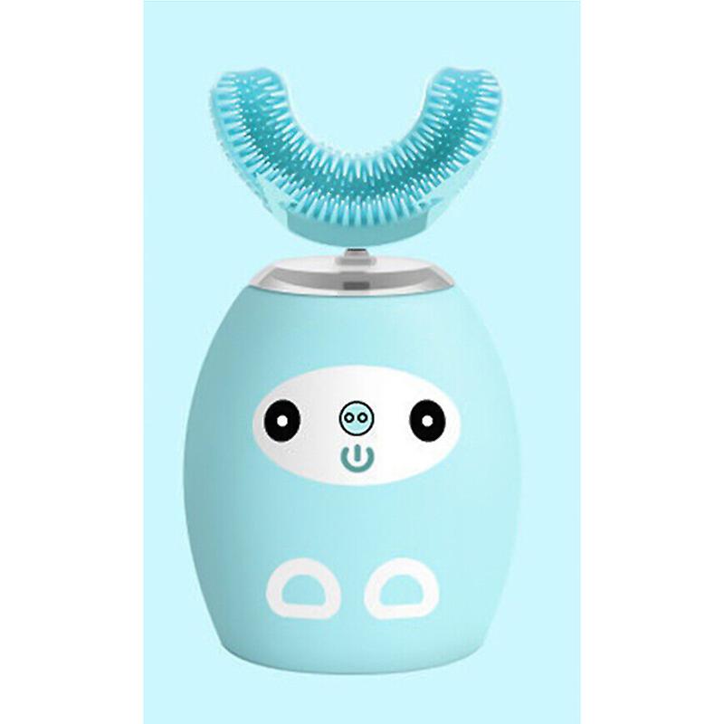 Kids U-shaped Electric Toothbrush 360° Automatic Teeth Cleaner USB Charging New