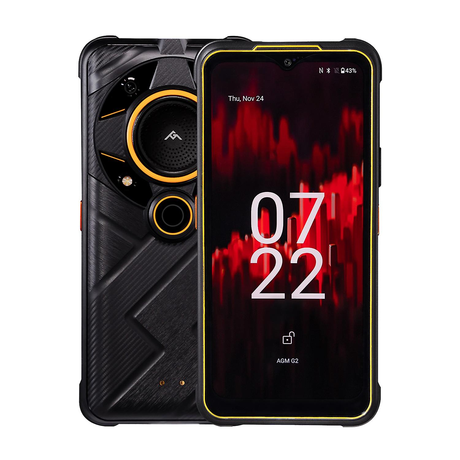 AGM G2 5G 8GB 256GB 解锁坚固型智能手机自动对焦热像仪单筒望远镜黑色