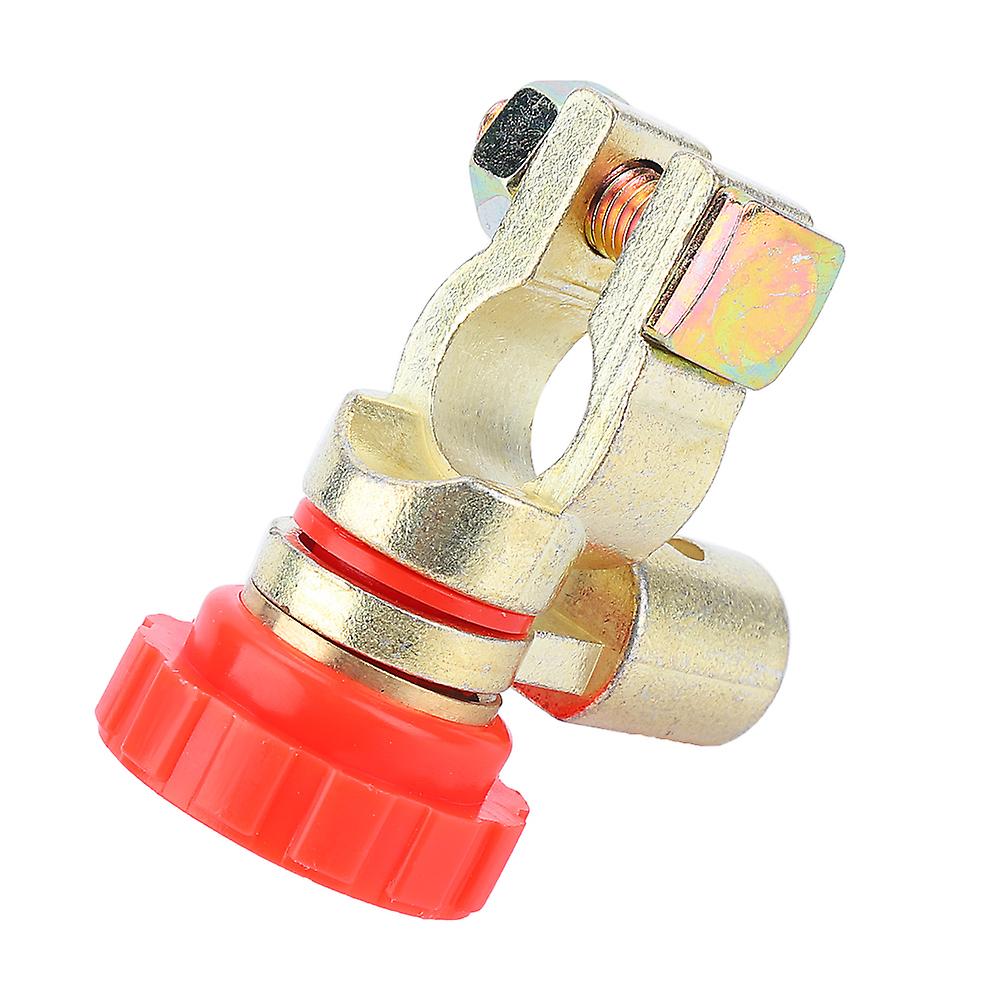 Car Battery Power Off Switch Gold Red ABS Copper Universal