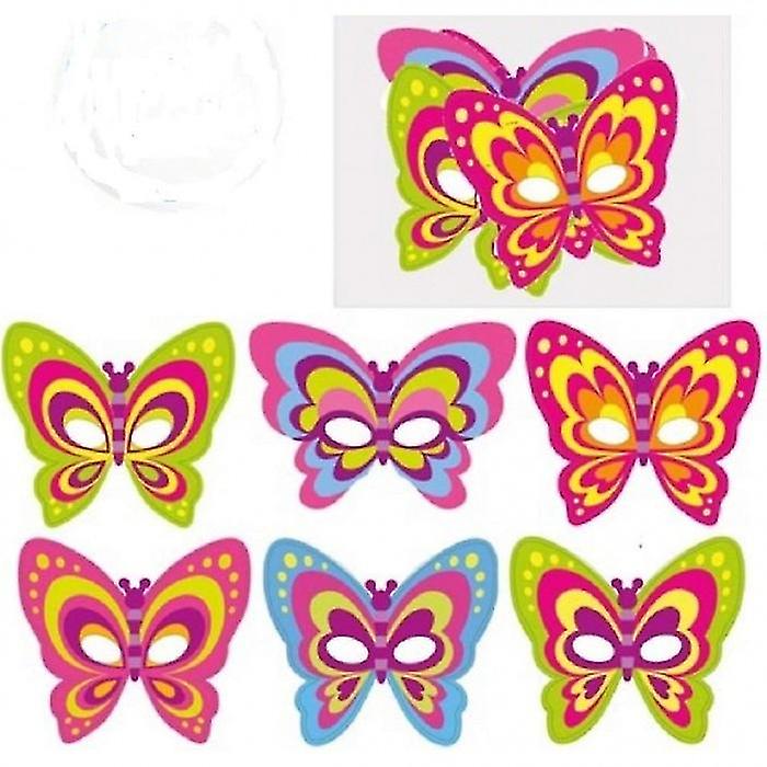 Playwrite Butterfly Party Mask (Pack of 12)
