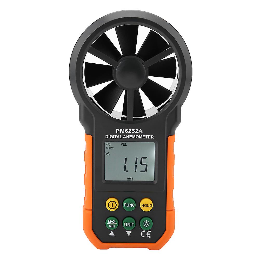 PEAKMETER PM6252A Digital Wind Speed Meter Air Volume Measuring Anemometer