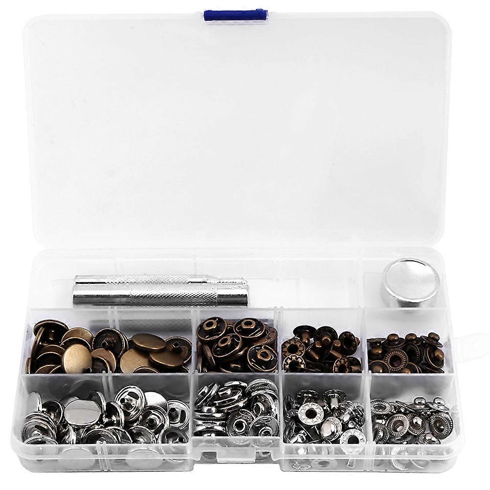 Press Stud Snap Buttons, Popper Fastener, Setting Tool, Leather Clothes