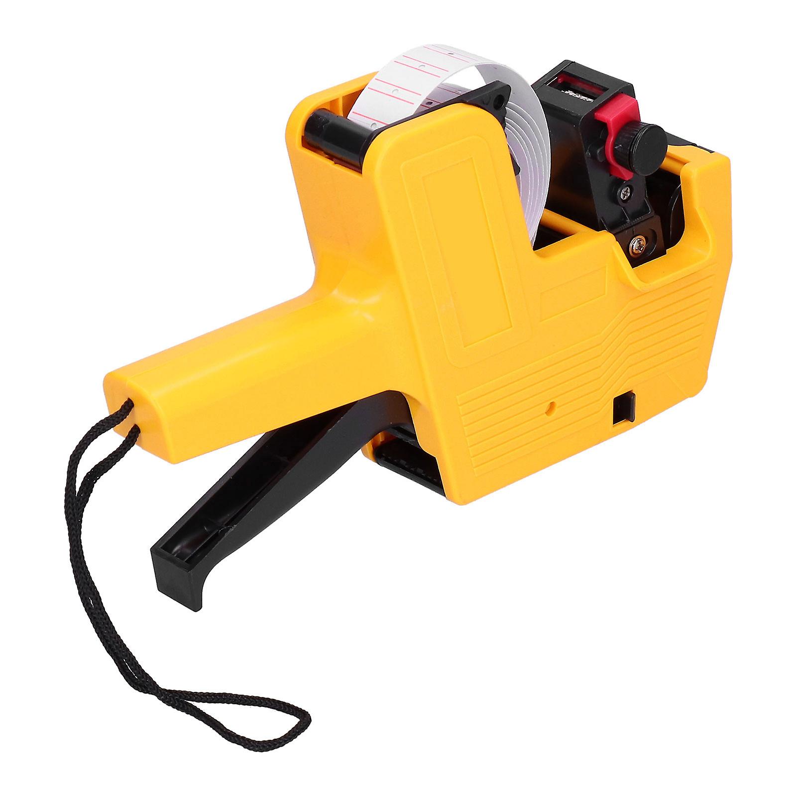 Digits Price Tag Gun Price Marking Labeler Machine with 10 Rolls Labels Spare Ink