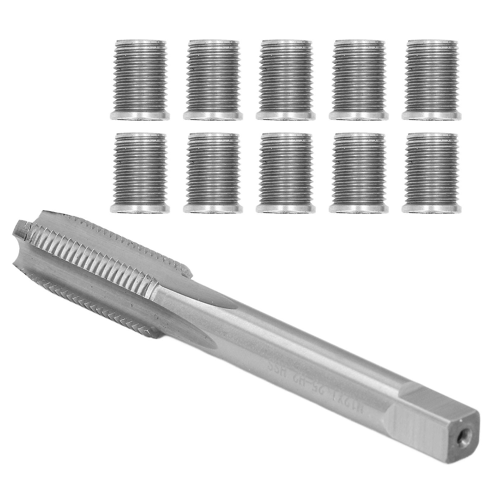 Spark Plug Thread Repair Tool M10x1.25 Bolt M12x1.25 Tap Kit