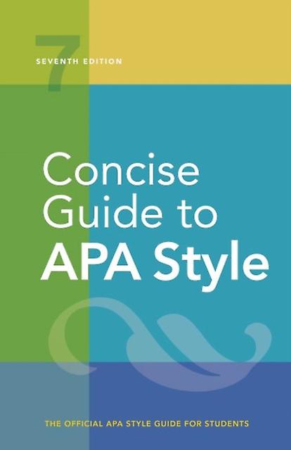 Concise Guide To Apa Style by American Psychological Association Spiral bound Book