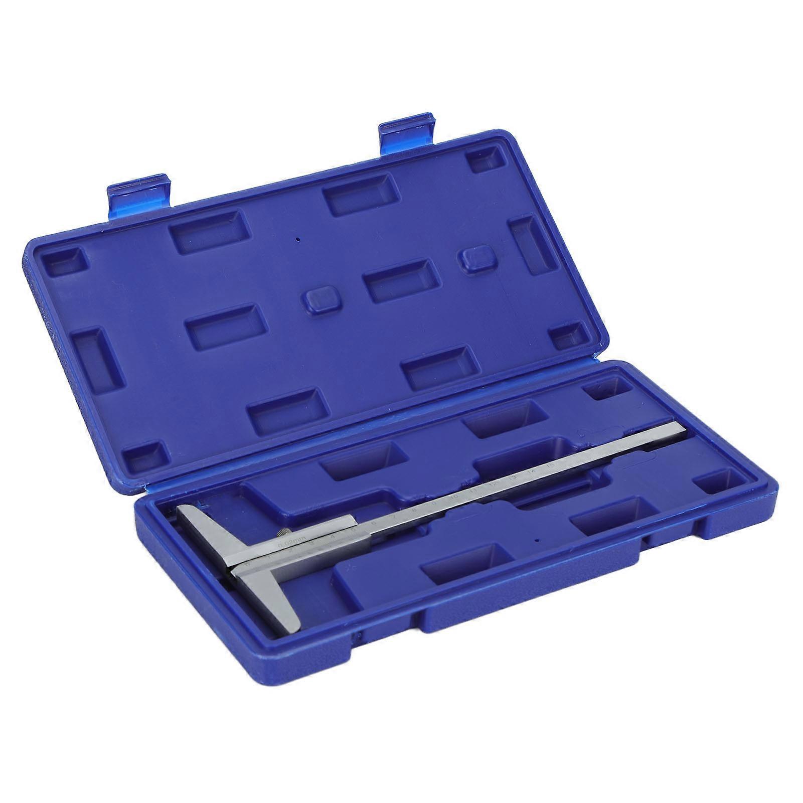 0?150mm Depth Vernier Caliper 0.02mm Accuracy Gauge Instrument Ruler Depth Measuring Tool
