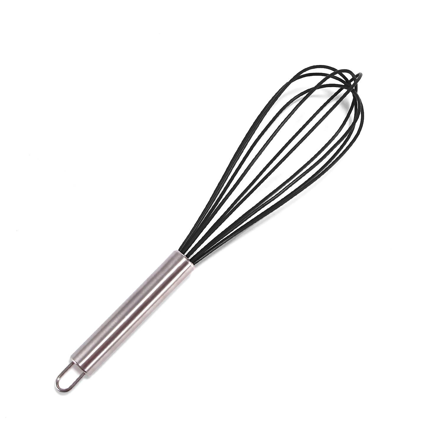OuZhan Egg Beater Ergonomic Handle Easy to Clean Silicone Handheld Cream Mixer Egg Stirring Baking