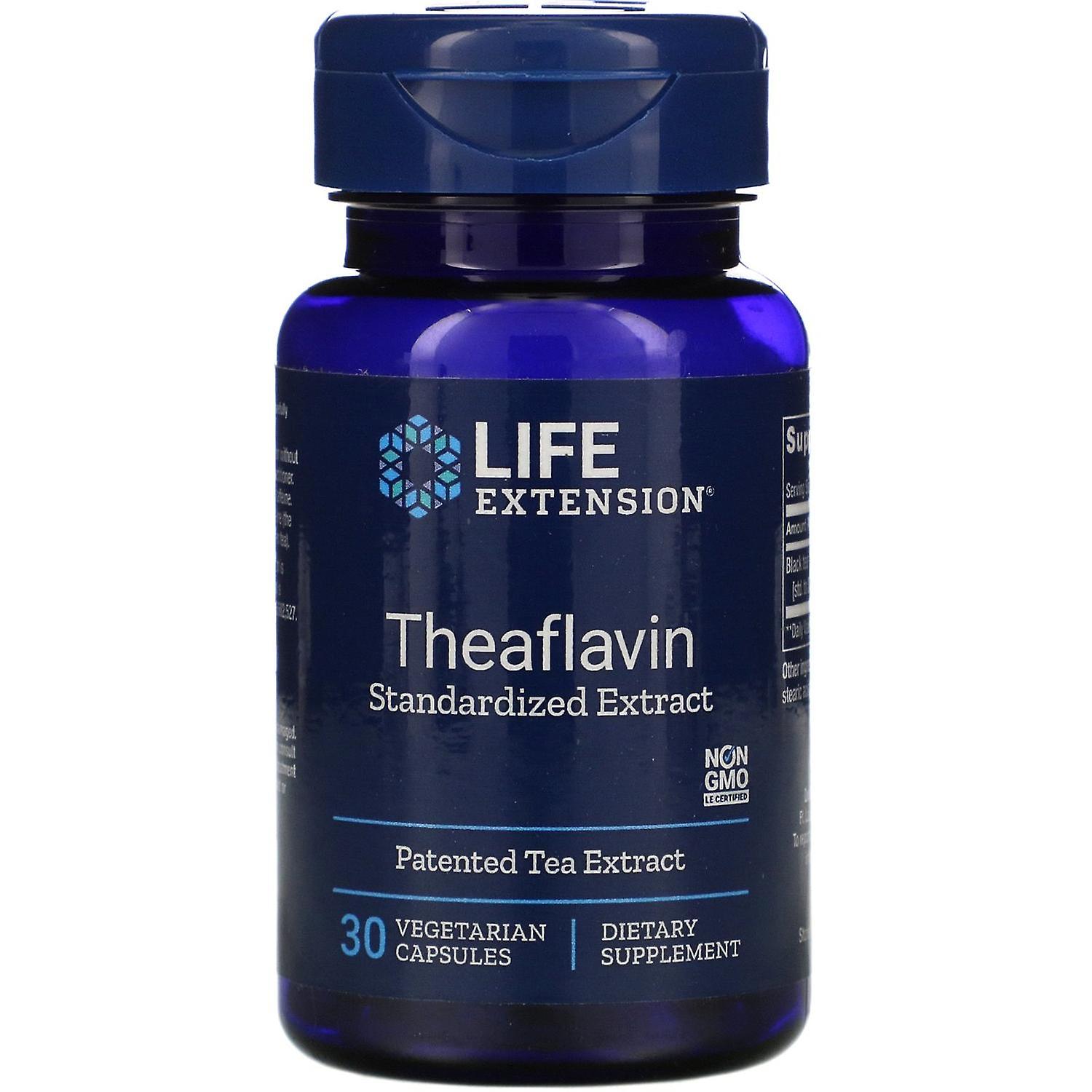 Life Extension, Theaflavin Standardized Extract, 30 Vegetarian Capsules