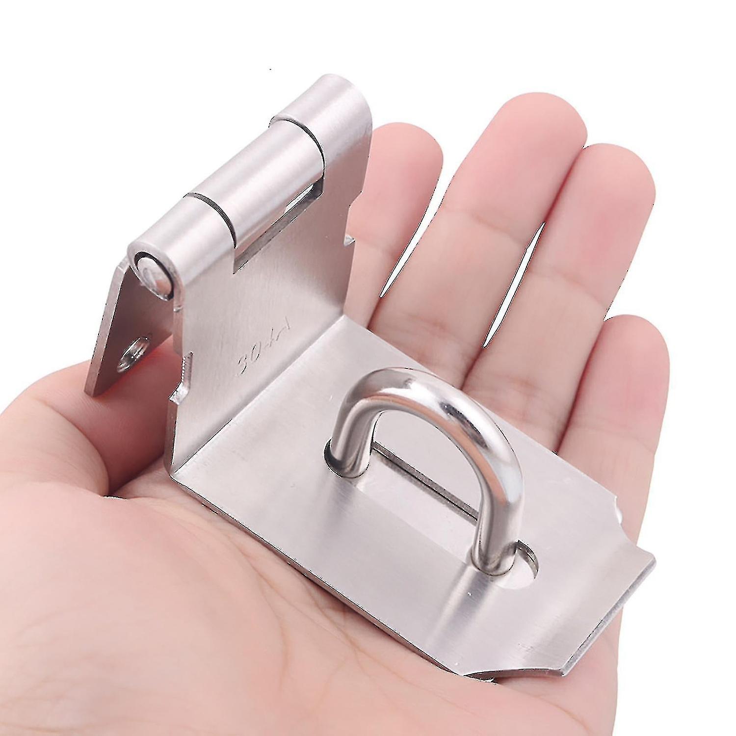 2packs Right Angle Locks 90 Degree Door Lock Stainless Steel Safety ...