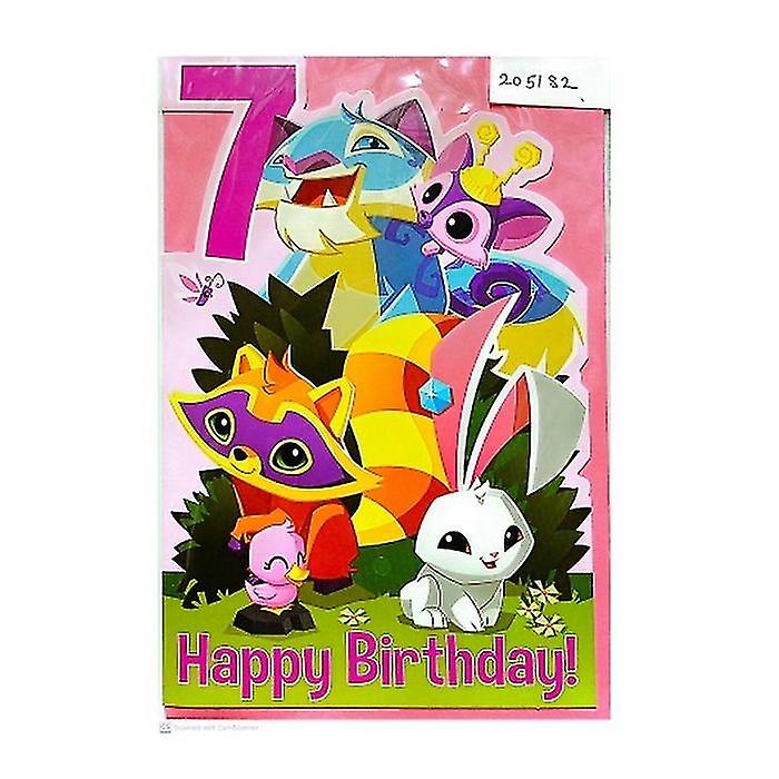Gemma International 7th Birthday Greetings Card