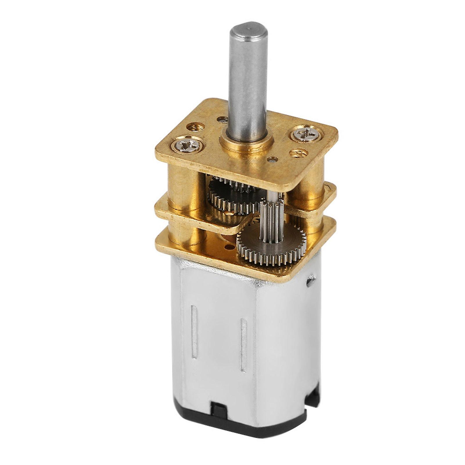 Ouitble Gear Motor DC Gear Motor, N20 3V 6V 12V, Speed Reduction Motor 50-2000RPM with Metal Gearbox, Suitable for Robotics and DIY Projects,