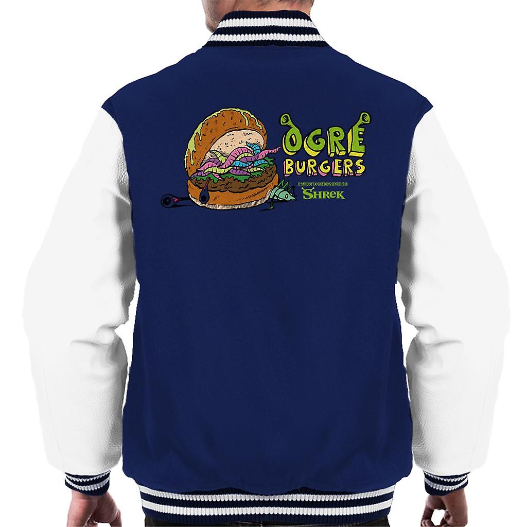 Shrek Ogres Burgers Men's Varsity Jacket