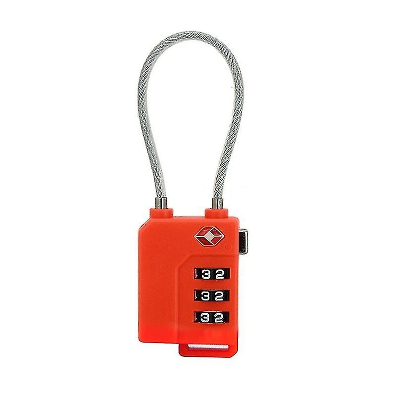 Tsa Padlock High Quality Resettable Travel Smart Combination Lock 3 Digit Combination 4mm