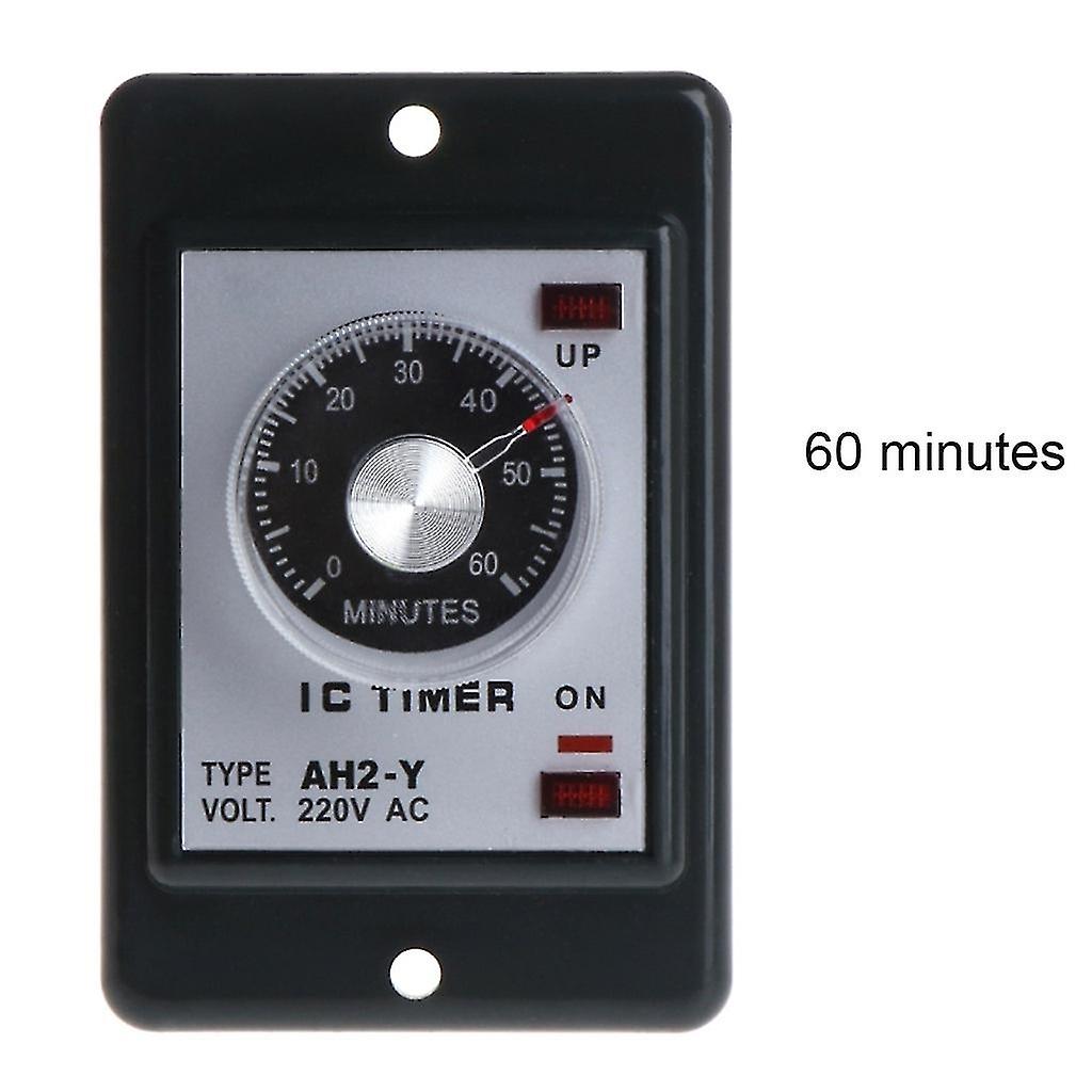 Ac 220V Ah2-Y Power On Delay Timer 1/3/5/10/30/60 Seconds 3/6/10/30/60 Minutes