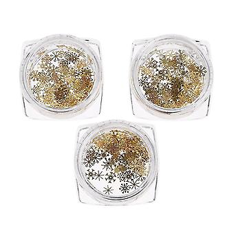 3pcs Christmas Manicure Sequins
