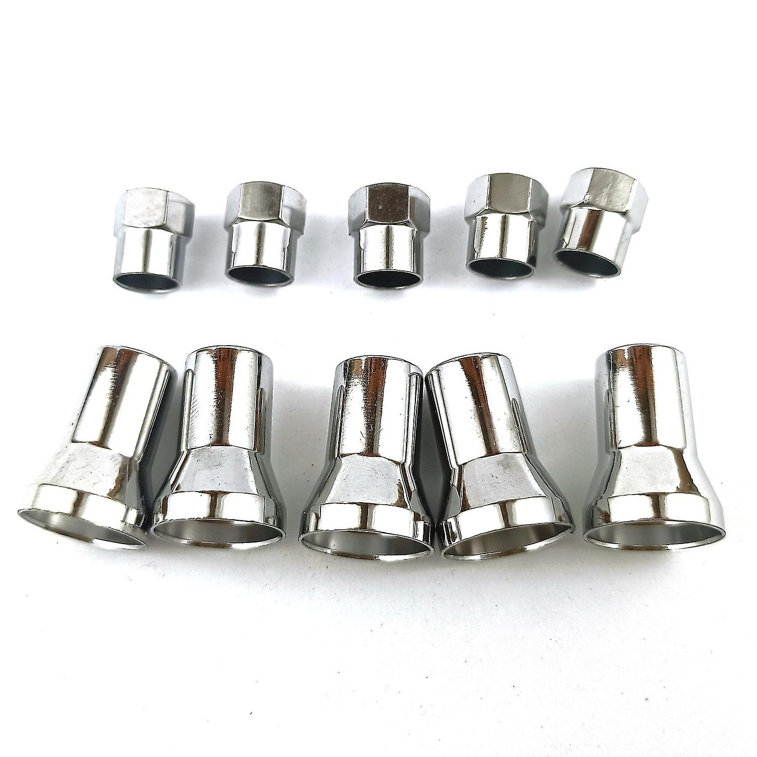 Aluminum Alloy Bayonet Valve For Tr414ac Horn Set Complete Set Of Valve Caps Tyre Valve Stem Hexagon