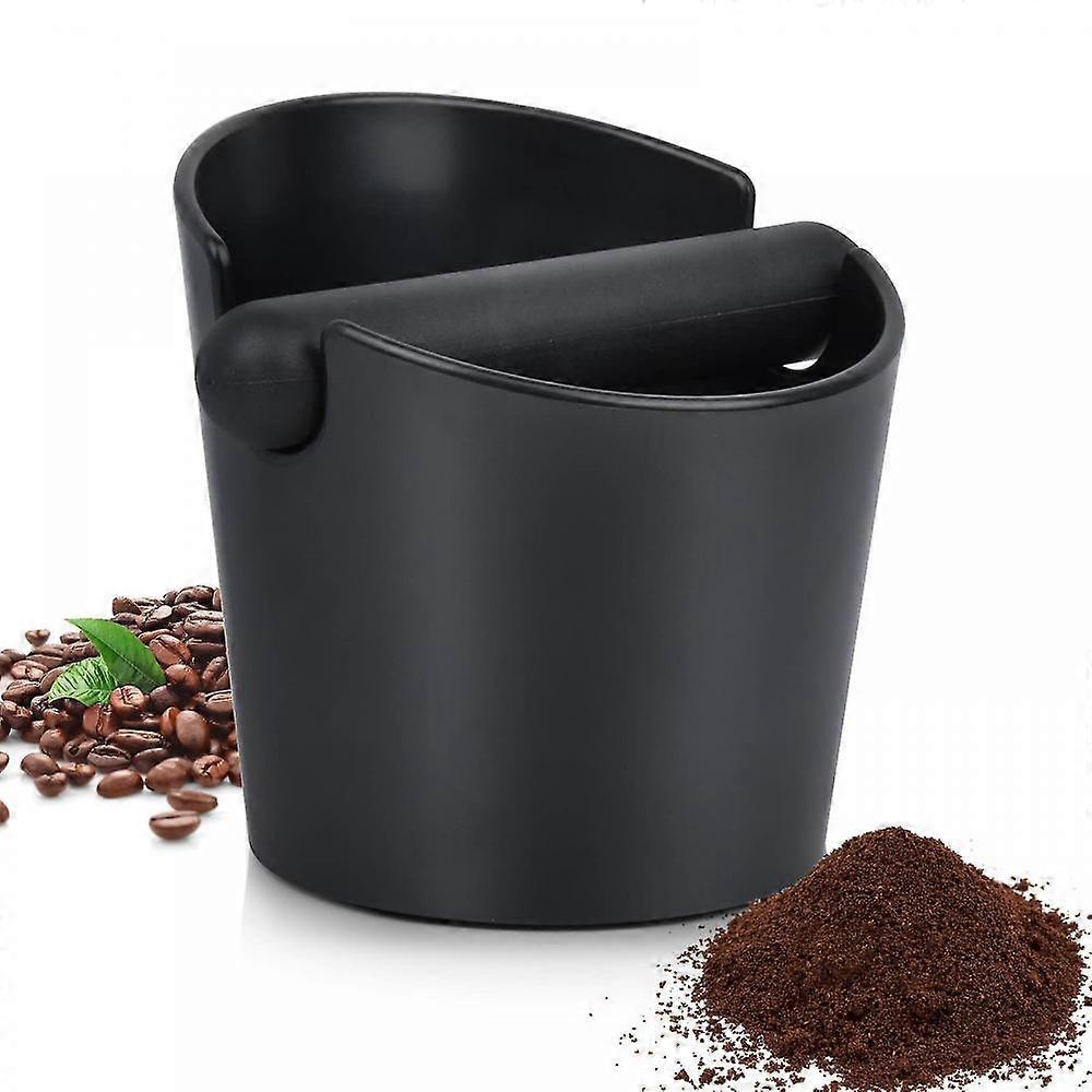 Espresso Knock Box, 4.8 Inch Coffee Ground Knock Box, Shock-Absorbent Knock Container with Non-Slip Base