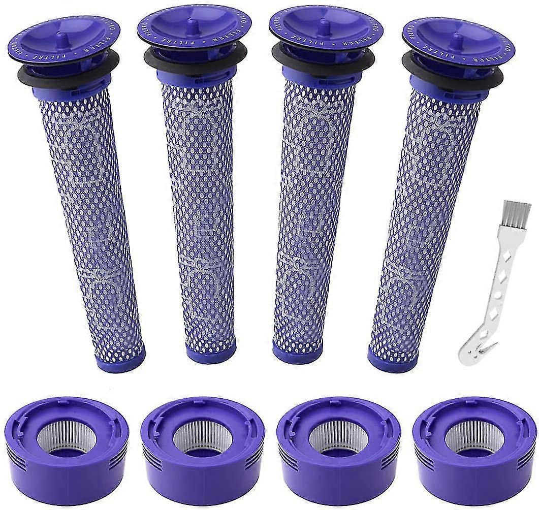 8 Pack Staubsauger Filter Ersatz-Kit kompatibel mit Dyson V7, V8